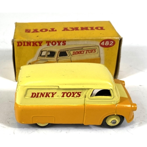 423 - DINKY TOYS: 482 Bedford 10 CWT Van 'Dinky Toys' two tone light and dark yellow in original box