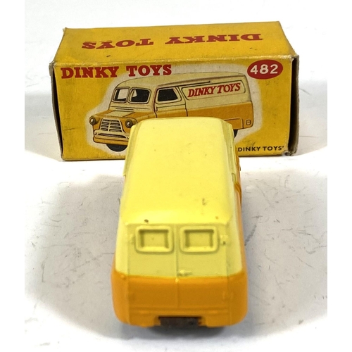 423 - DINKY TOYS: 482 Bedford 10 CWT Van 'Dinky Toys' two tone light and dark yellow in original box