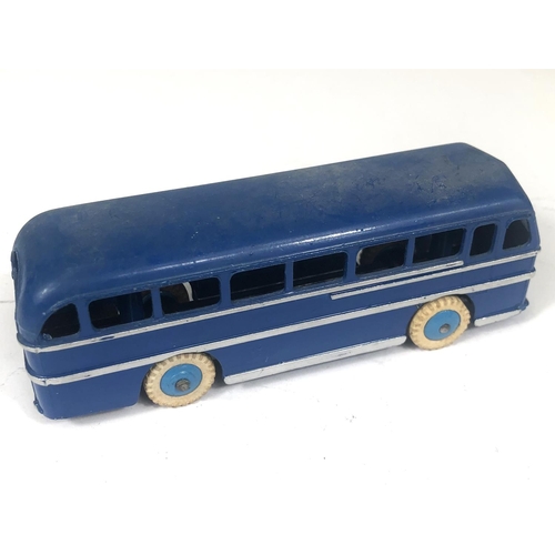 443 - DINKY TOYS: 283 Blue BOAC Bus, 290 Dunlop London Transport Double Decker Bus, 280/29F Observational ... 