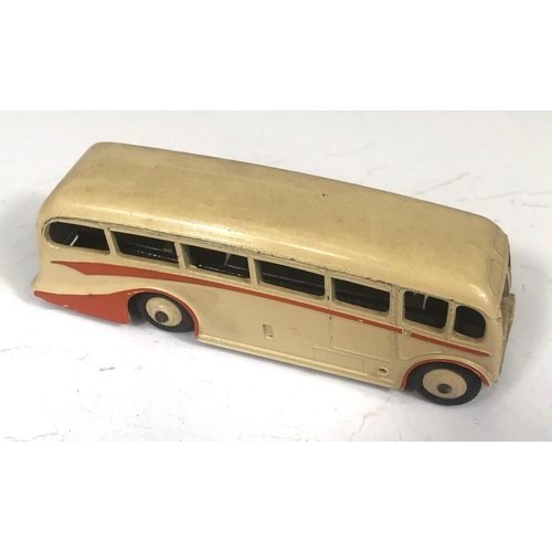 443 - DINKY TOYS: 283 Blue BOAC Bus, 290 Dunlop London Transport Double Decker Bus, 280/29F Observational ... 