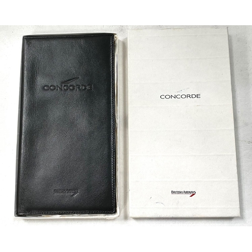 48 - A Concorde souvenir leather wallet in original box