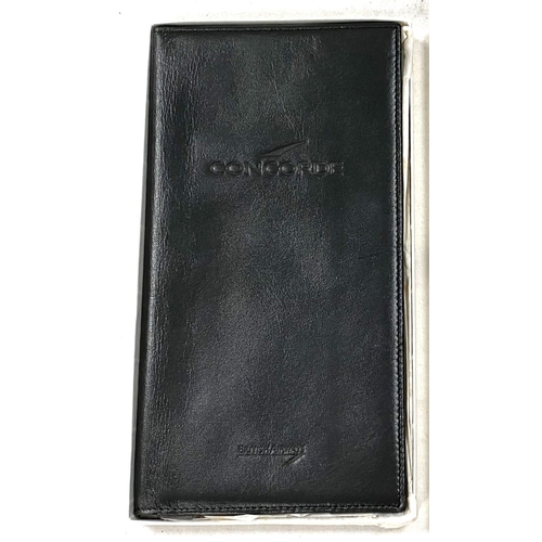 48 - A Concorde souvenir leather wallet in original box