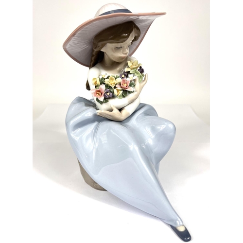 499 - A Lladro 'Fragrant Bouquet' girl figurine, no. 5862, 20cm