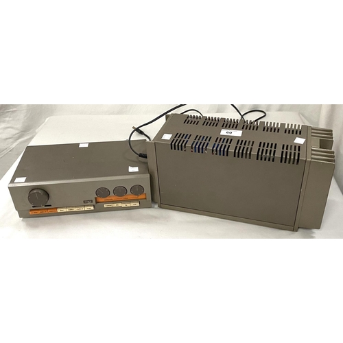 60 - Quad 303 Power Amplifier; Quad 33 Pre Amplifier