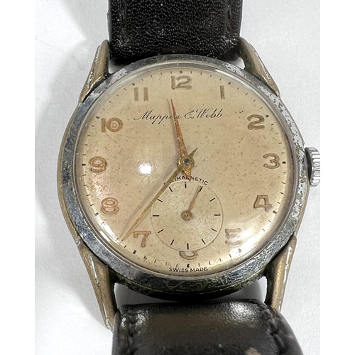 706A - MAPPIN & WEBB: vintage gents manual wristwatch.