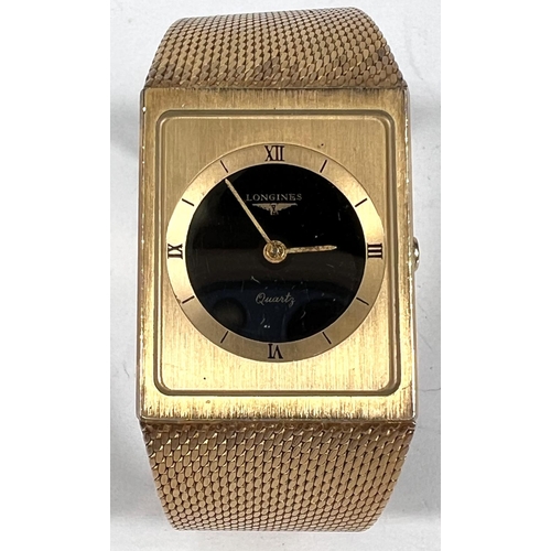 707A - LONGINES: ultra slim gents quartz dress watch, circa late 1960's.