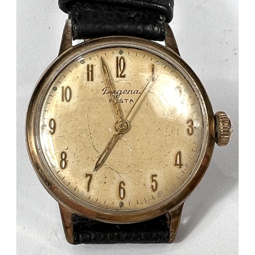 709 - DUGENA FESTA 1950's vintage gents manual wristwatch.