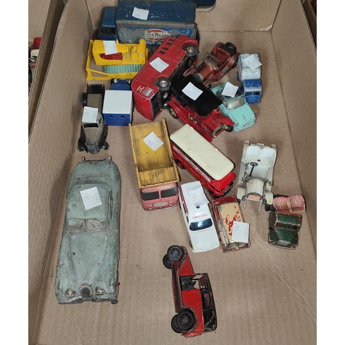 295 - A selection of vintage diecast vehicles