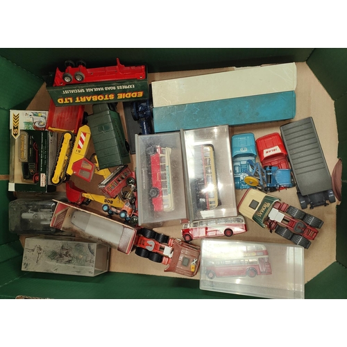 300 - A collection of boxed and unboxed diecast vehicles, buses, advertising vehicles etc including Corgi,... 