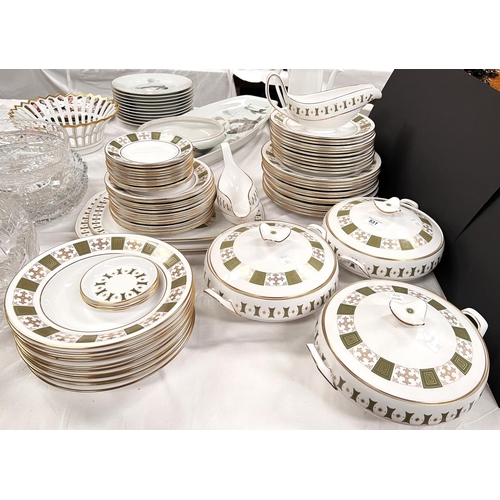 531 - A Spode Persia part dinner and tea service, 70 pieces approx