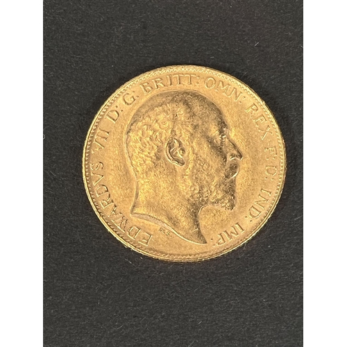 723 - An Edward VII half sovereign 1903