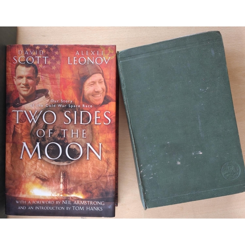 40A - DAVID SCOTT: signed and dedicated copy 'Two Sides of the Moon' and another book