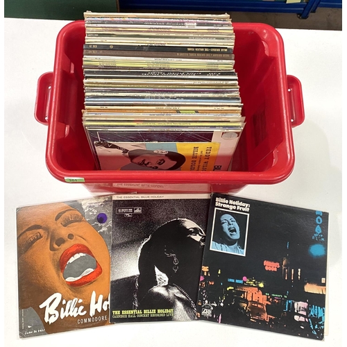 201 - BILLIE HOLIDAY a large collection of LP's