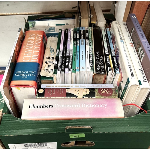 301 - A large collection of gardening, natural history and other books