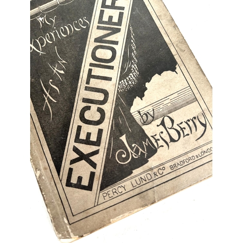 317 - JAMES BERRY - My Experiences as an Executioner, P. LUND. 1892 (The scarce 1st (and only) edition)