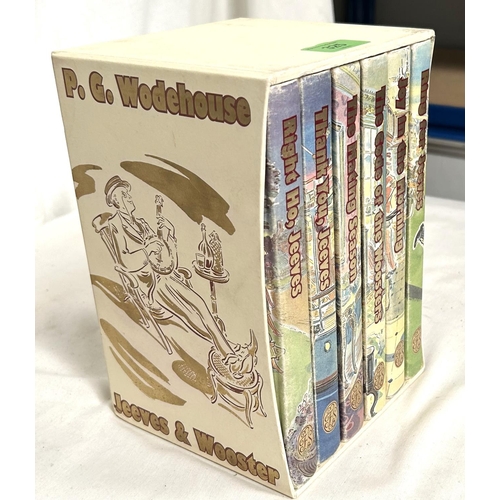 325 - Folio Society: P. G. Wodehouse, six Folio Society edition Jeeves & Wooster novels in slip case, ... 