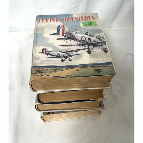 334 - John Hamilton Publishing, four hardback short story collections 'Wings, Flying Stories', 'Flying Sto... 