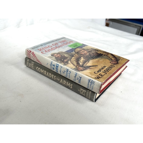 337 - CAPTAIN W.E. JOHNS: first edition 'King of Commandos - A Story of Combined Operations' 1943 Universi... 