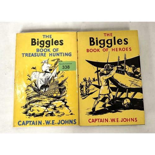 338 - CAPTAIN W.E. JOHNS: MAX PARRISH Publishers 'The Biggles Books of Treasure Hunting' 1962 and 'The Big... 