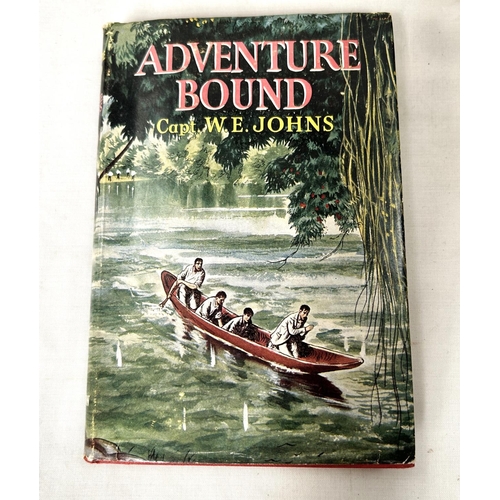 339 - CAPTAIN W.E. JOHNS: Thomas Nelson & Sons 'Adventure Unlimited' and 'Adventure Bound' short story... 