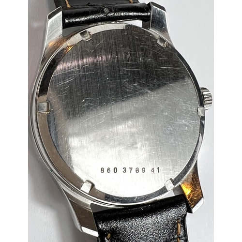 614A - CERTINA BRISTOL: a Swiss manual watch c.1960 with silver dial, gold/black hands and batons, no 860 3... 