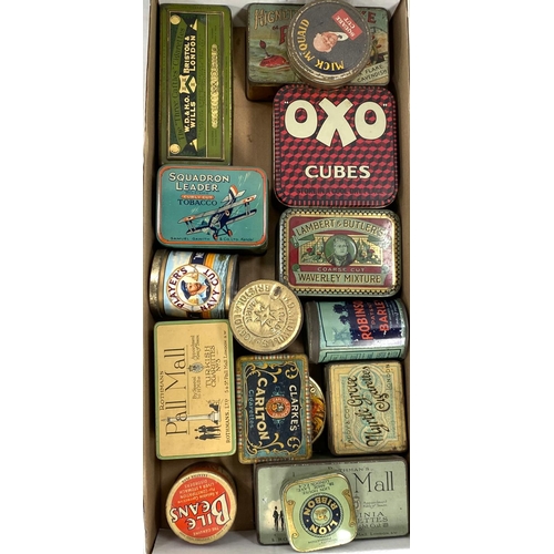 6A - A collection of collectable vintage cigarette tins; Pall Mall