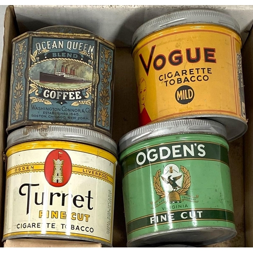 6B - A collection of vintage tins, Ogdens and others