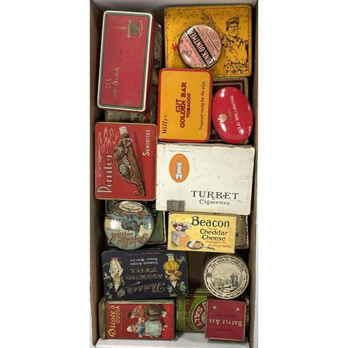 7 - A collection of vintage cigarette tins and other sweets etc