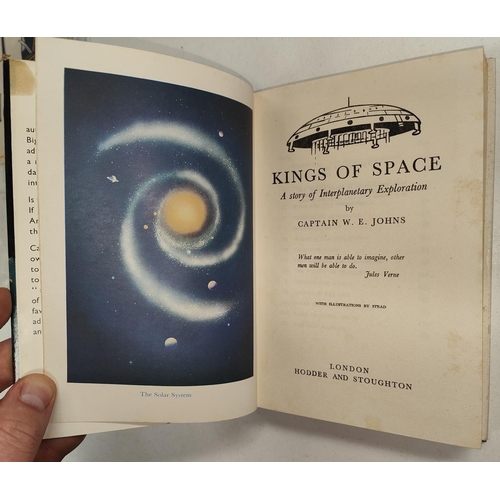 345 - CAPTAIN W.E. JOHNS: Five first edition science fiction novels published by Hodder & Stoughton, '... 