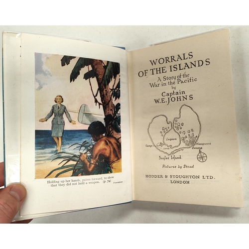 353 - CAPTAIN W.E. JOHNS: 'Worrals of the Islands' first edition 1945 published by Hodder & Stoughton ... 