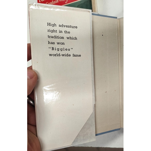 360 - CAPTAIN W.E. JOHNS: Five first edition Biggles novels published by Hodder & Stoughton, 'Biggles ... 