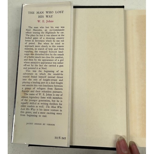 340 - CAPTAIN W.E. JOHNS: First edition 'The Man Who Lost His Way' 1959 Published by Macdonald, in dust ja... 