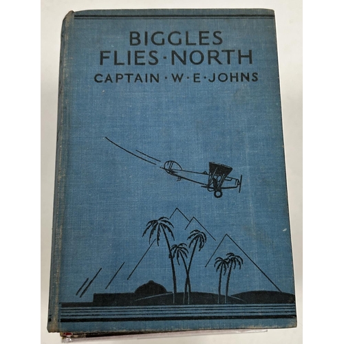 342 - CAPTAIN W.E. JOHNS: nine Geoffrey & Cumberleg Oxford University Press editions of Biggles novels... 