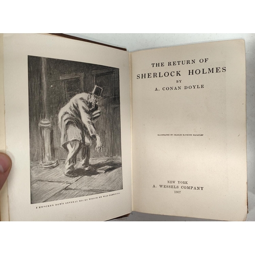 384 - SHERLOCK HOLMES: two hardback editions of Sir Arthur Conan Doyle's 'The Return of Sherlock Holmes' N... 