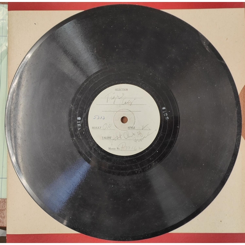 276 - HOT CLUB OF FRANCE: test pressings Tiger Rag 5313 and Dinah 5317, 10in 78 rpm white labels