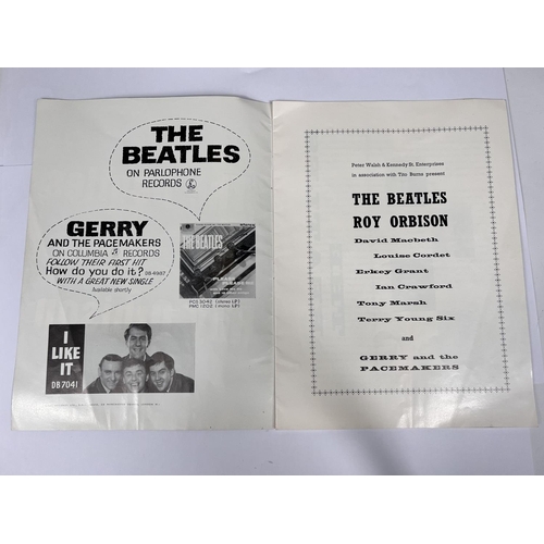 285 - The Beatles/Roy Orbison - an original programme from the 1963 tour