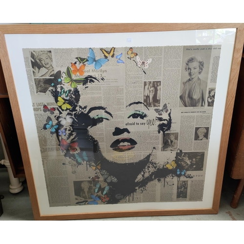 878A - lst edition limited edition print by Veebee of Marilyn Monroe 63/100
