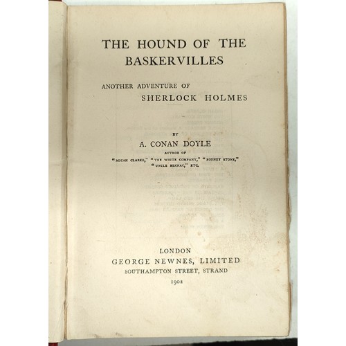 386 - SHERLOCK HOLMES: Sir Arthur Conan Doyle first edition 'The Hound of the Baskervilles' with you for y... 