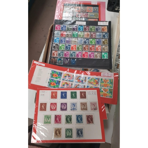 202 - GB: mint part sheets etc and stamp booklets