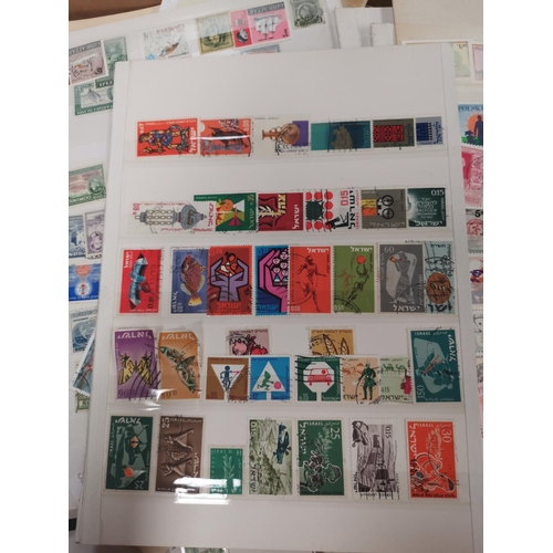 203 - World stamps on sheets