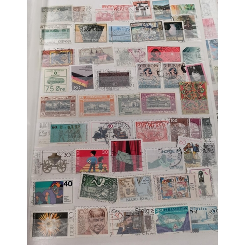 203 - World stamps on sheets