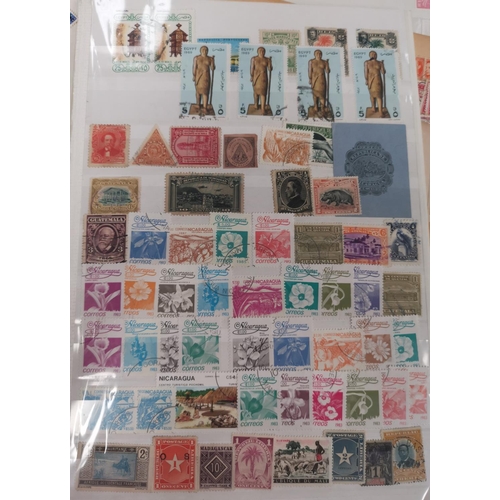 203 - World stamps on sheets