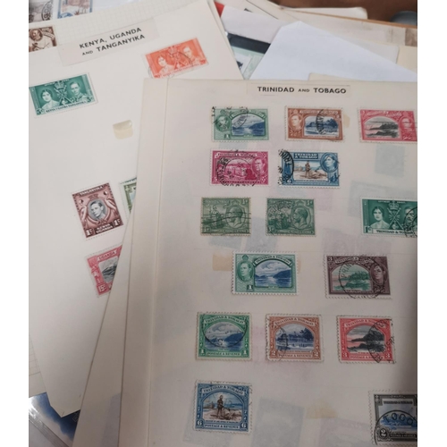 203 - World stamps on sheets