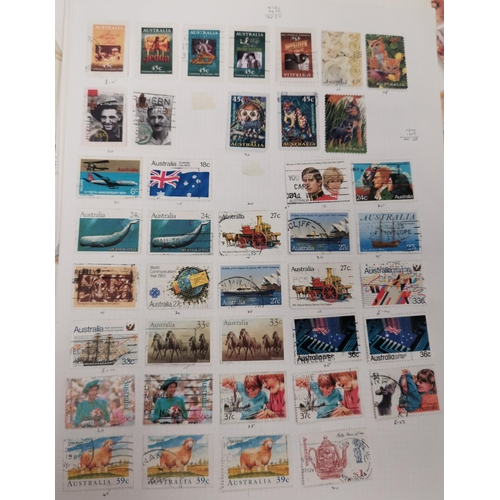 204 - AUSTRALIA: a large selection of stamps on sheetsNo bids sold with next lot