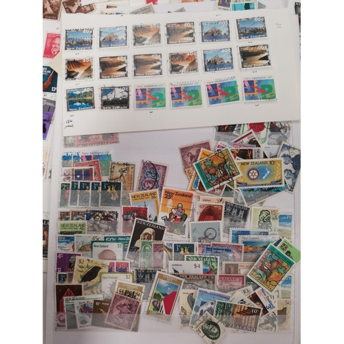 205 - NEW ZEALAND: a large selection of stamps on sheets