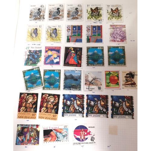 205 - NEW ZEALAND: a large selection of stamps on sheets