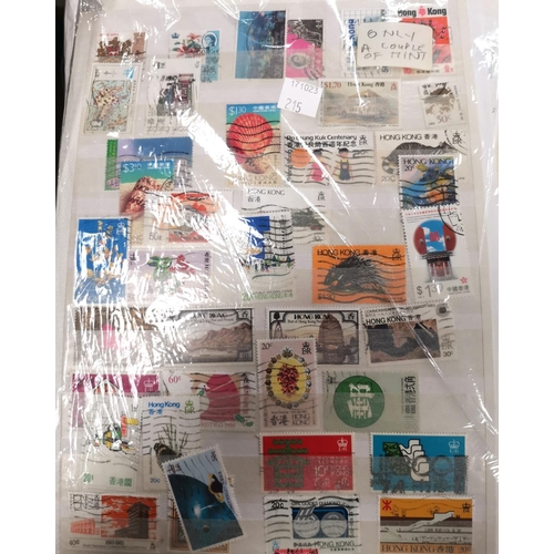 215 - BRITISH COMMONWEALTH: large selection of stamps on sheets