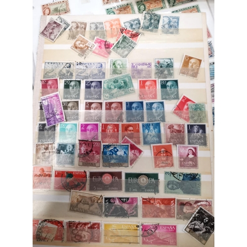 216 - BRITISH COMMONWEALTH: large selection of stamps on sheets