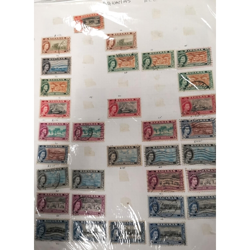 216 - BRITISH COMMONWEALTH: large selection of stamps on sheets