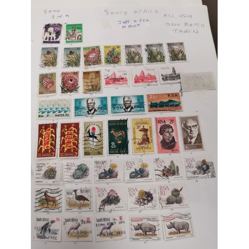 217 - BRITISH COMMONWEALTH: a selection of stamps on sheets